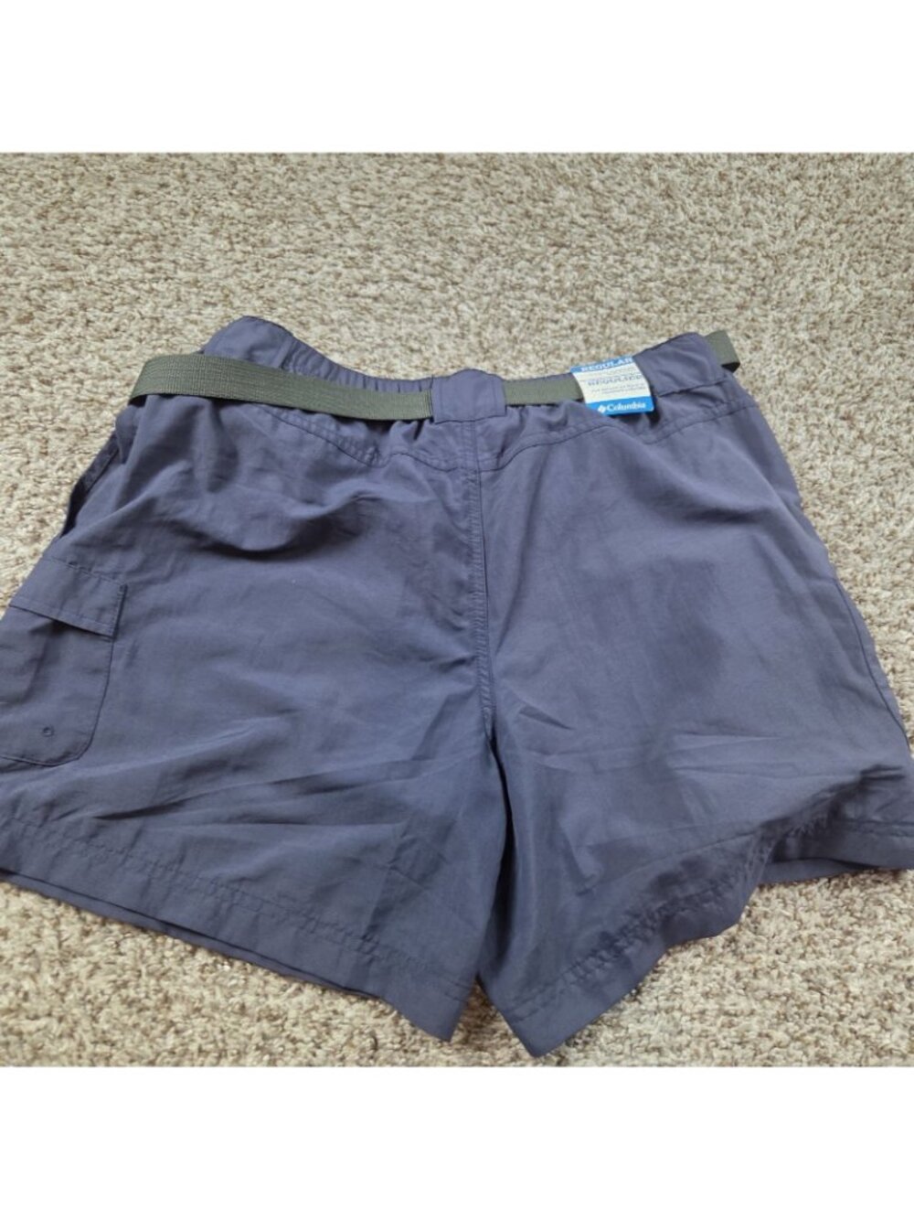 Columbia Sandy River Cargo Hiking Shorts Womens Medium Blue Pockets AL4572 Tags - Picture 5 of 5